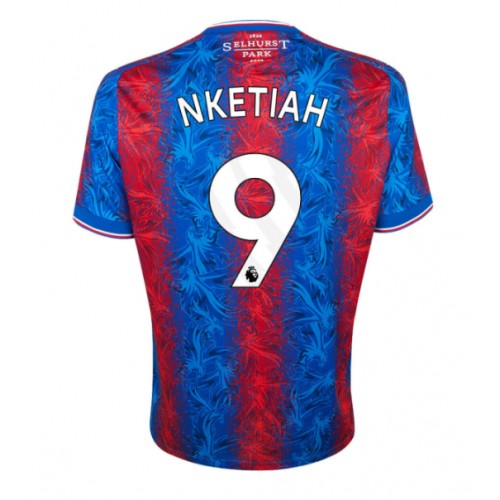 Moški Nogometni dresi Crystal Palace Eddie Nketiah #9 Domači 2024-25 Kratek Rokav